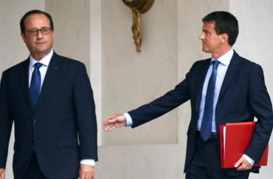 8 Français sur 10 mécontents de l'action de Hollande, 67% pour Valls 8 Français sur 10 mécontents de l'action de Hollande, 67% pour Valls